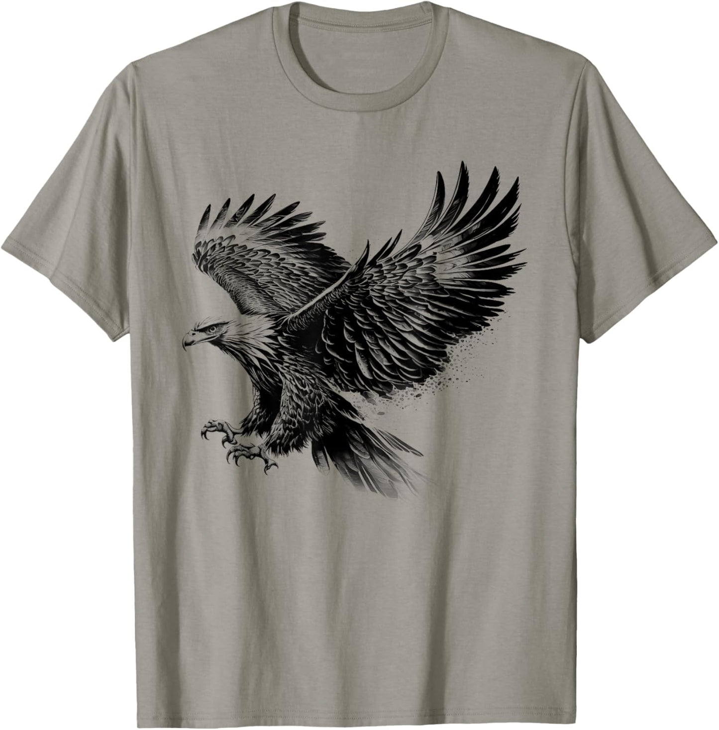American Bald Eagle Bird Gift Women Kids Boys Youth T-Shirt - T-Shirt | Sand