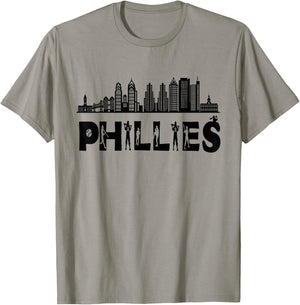 Funny Vintage Philly Baseball Lovers Baseball Fans T-Shirt - T-Shirt | Sand
