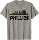 Funny Vintage Philly Baseball Lovers Baseball Fans T-Shirt - T-Shirt | Sand