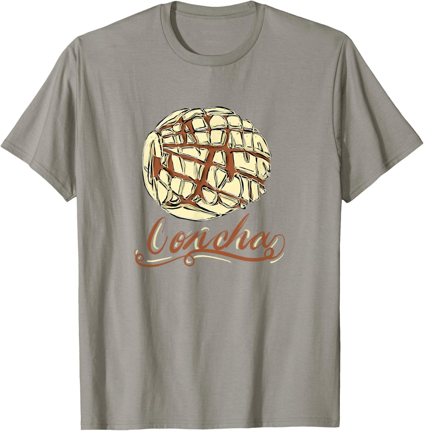 Concha Mexican Bread Sweet Pastry T Shirt Gift T-Shirt - T-Shirt | Sand