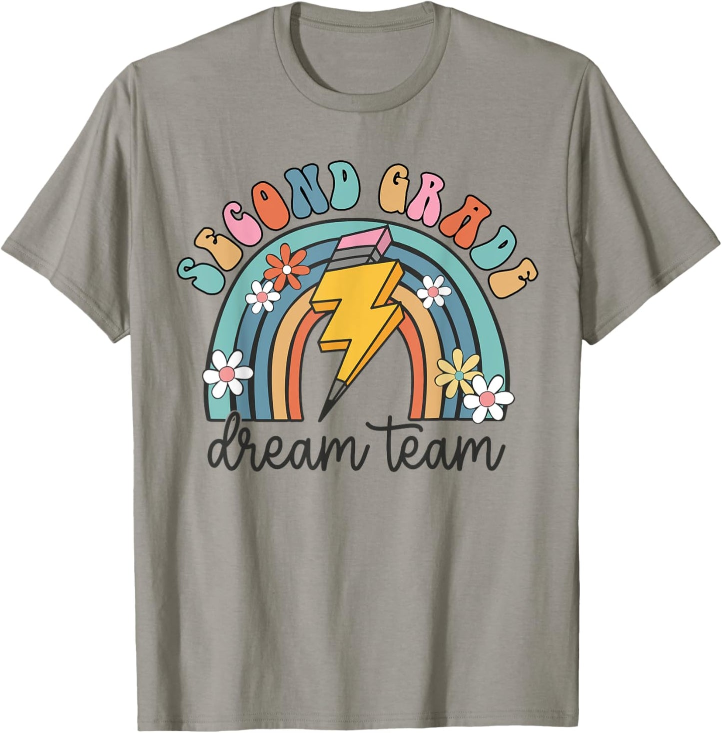 Back To School Second Grade Teacher 2nd Grade Dream Team Women Kids T-Shirt - T-Shirt | Sand