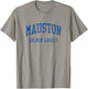 Mauston High School HS Mauston WI Vintage Sports T-Shirt - T-Shirt | Sand