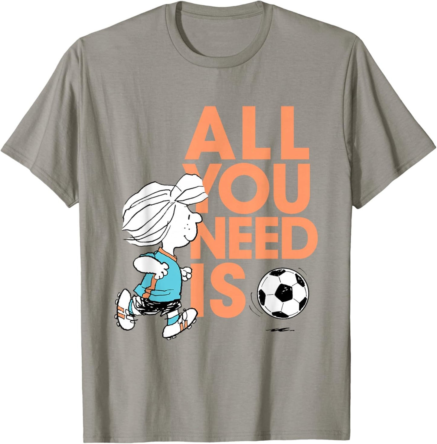 Peanuts Football Peppermint Patty All You Need Is Football T-Shirt - T-Shirt | Sand