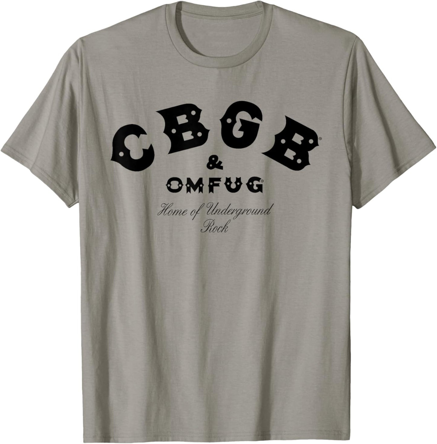 CBGB Classic Logo On White T-Shirt - T-Shirt | Sand