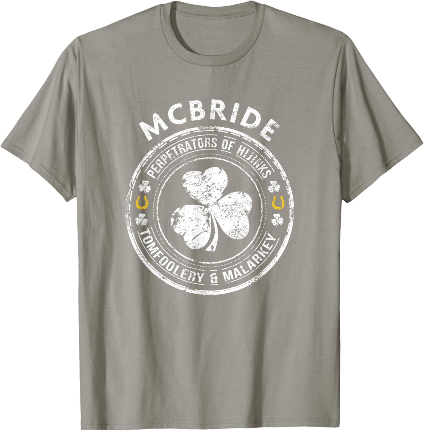 McBride Irish Family Name T-Shirt - T-Shirt | Sand