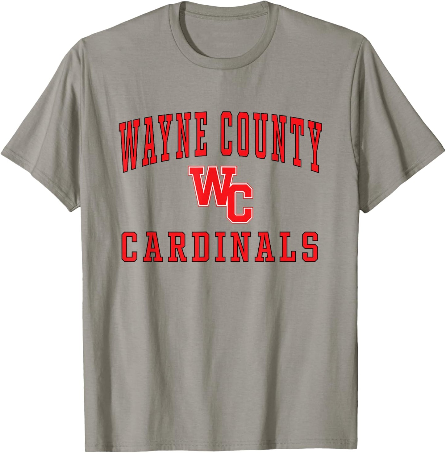 Wayne County High School Cardinals C1 T-Shirt - T-Shirt | Sand