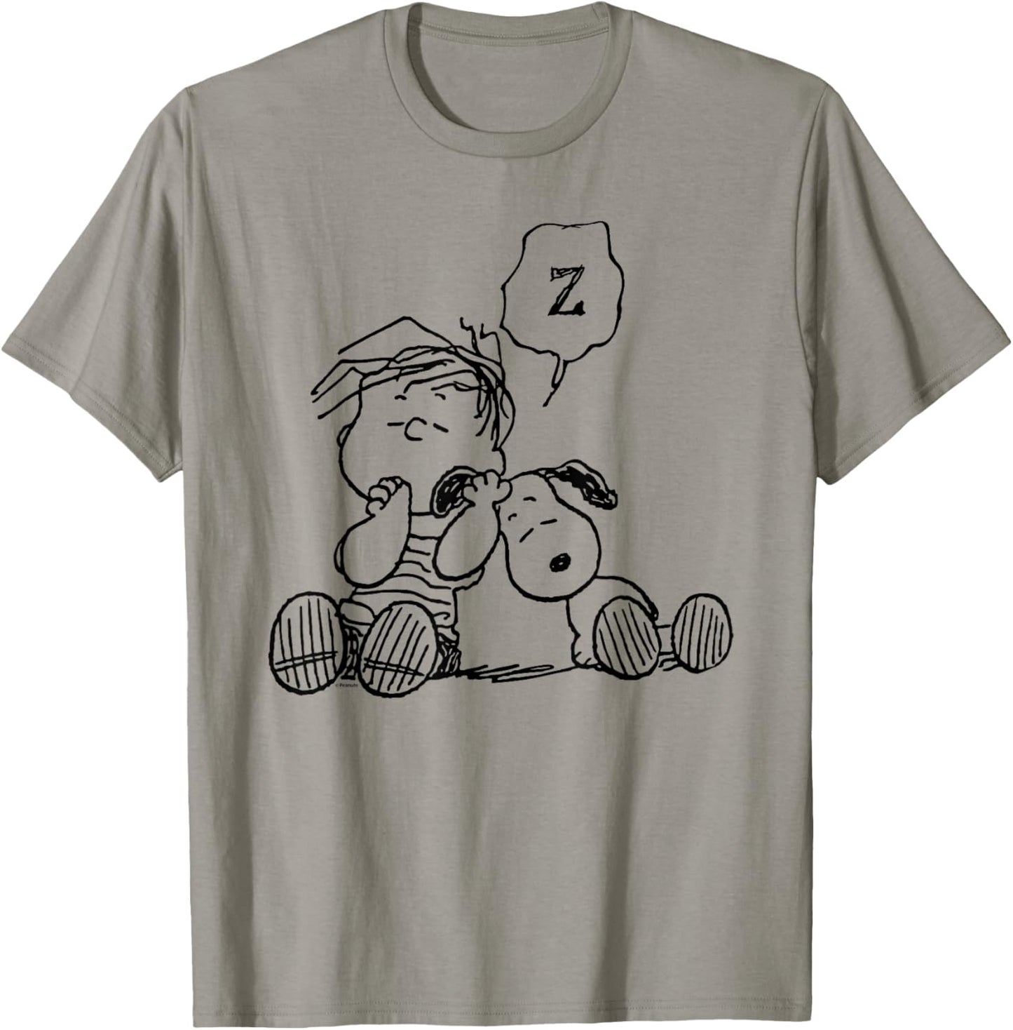Peanuts - Linus Snoopy Snooze T-Shirt - T-Shirt | Sand