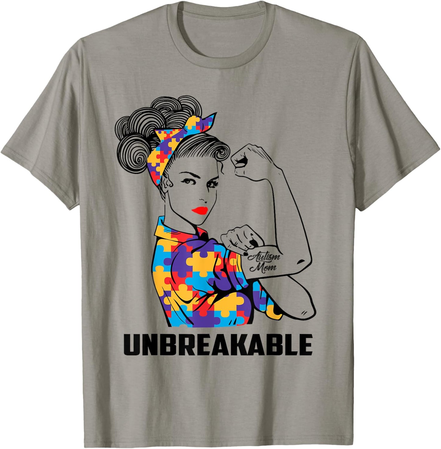 Autism Mom Gifts Autism Mama Awareness Gift Autistic Parents T-Shirt - T-Shirt | Sand
