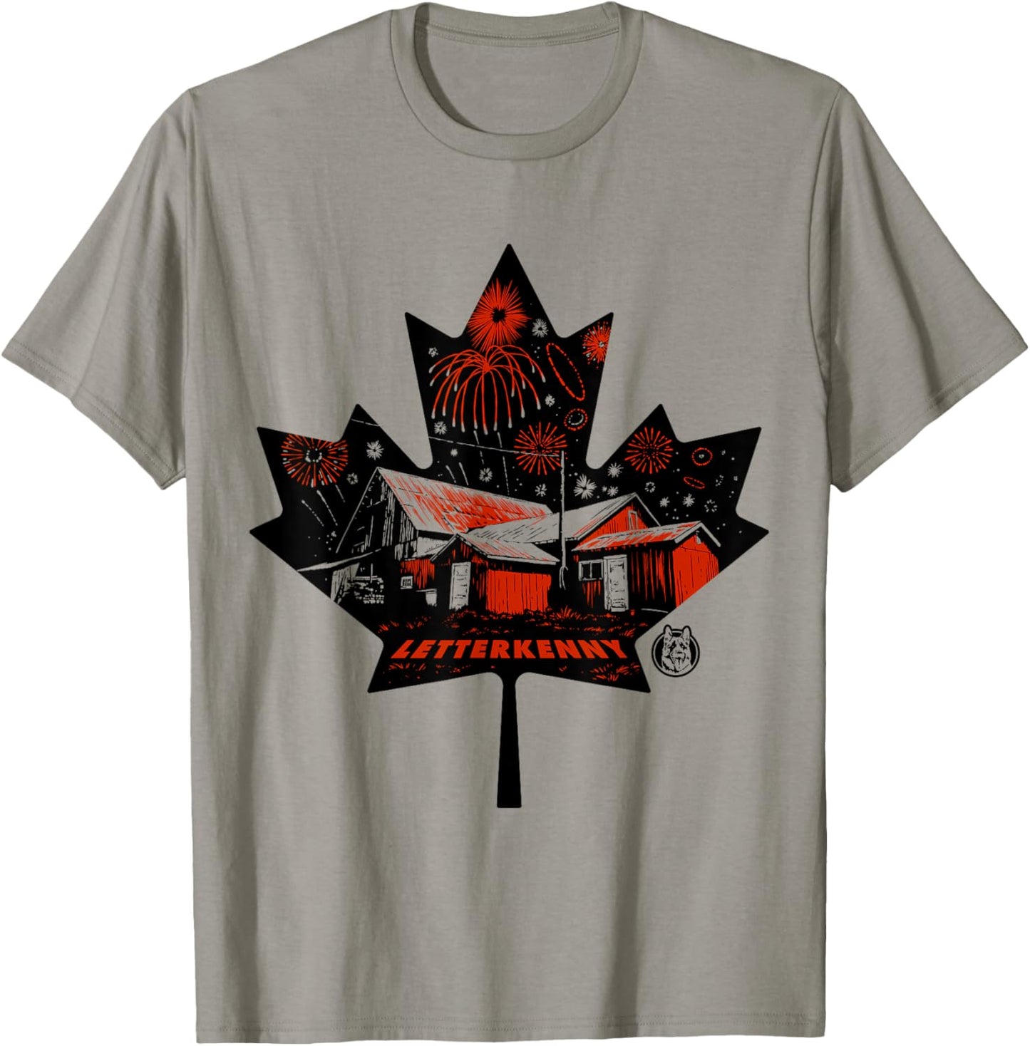Letterkenny Fireworks Canada T-Shirt - T-Shirt | Sand