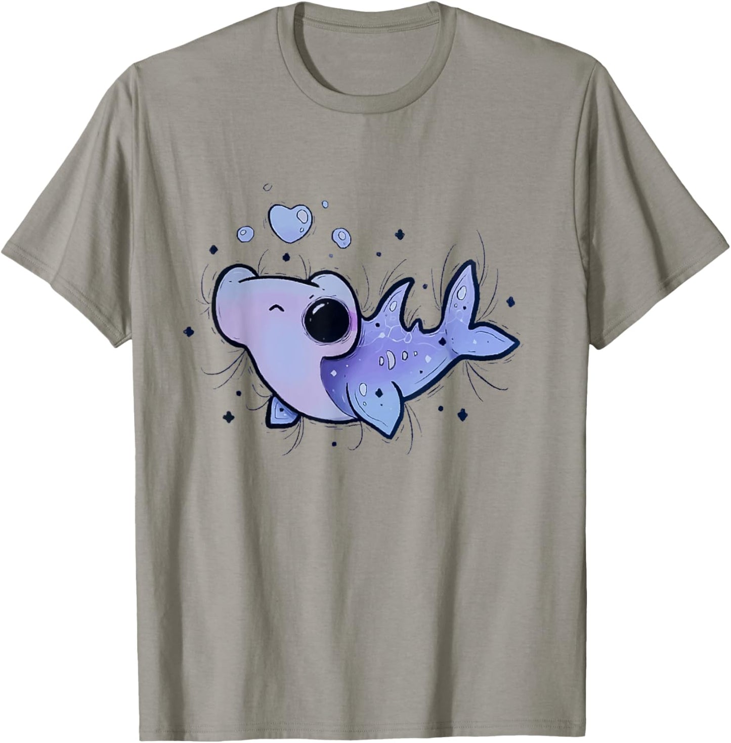 Cute Kawaii Hammerhead Shark T-Shirt - T-Shirt | Sand