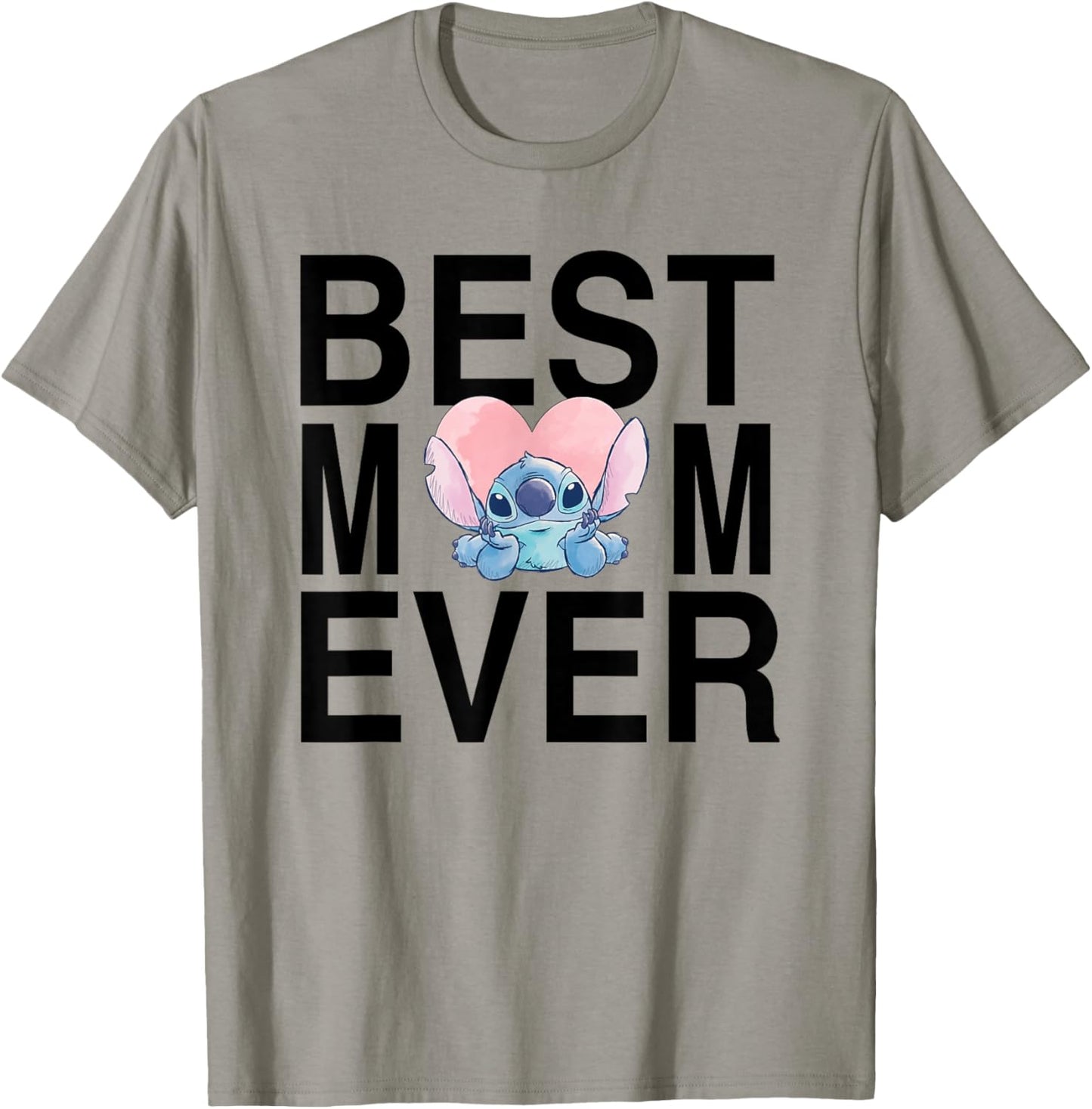 Lilo & Stitch Best Mum Ever Mother's Day , white, S T-Shirt - T-Shirt | Sand