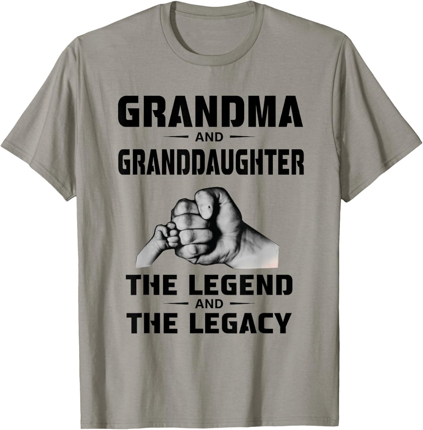 Grandma and Granddaughter The Legend and The Legacy T-Shirt - T-Shirt | Sand