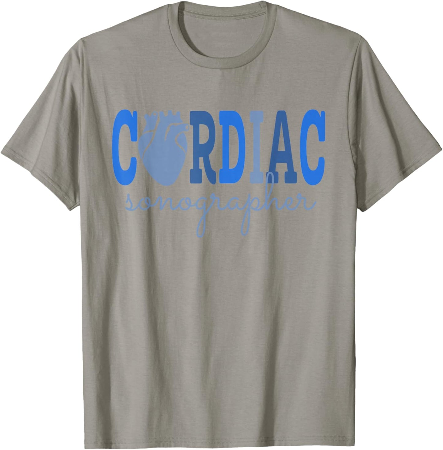 Cardiac Sonographer Cardiovascular Sono Tech Ultrasound Tech T-Shirt - T-Shirt | Sand