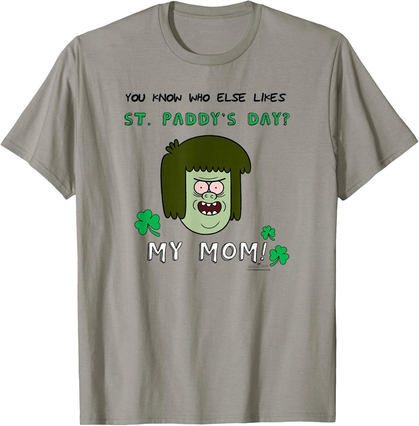 Regular Show Muscle Man My Mom T-Shirt - T-Shirt | Sand