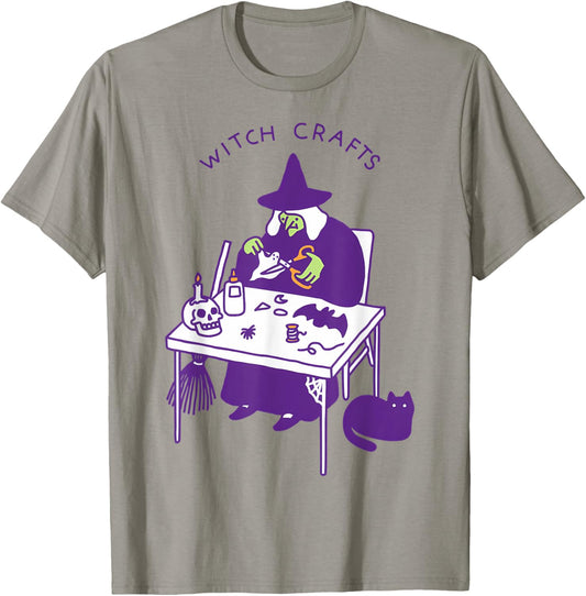 Witch Crafts Funny Halloween T-Shirt - T-Shirt | Sand