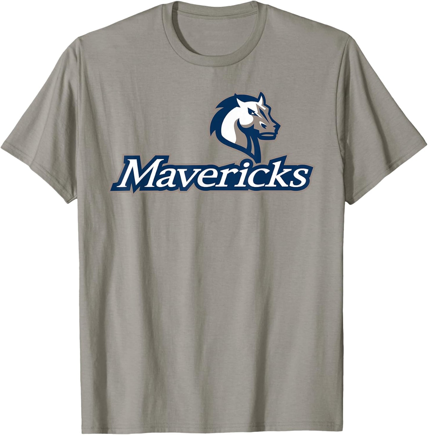 Mercy University Mavericks Mavs Logo T-Shirt - T-Shirt | Sand