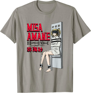 Death Note Misa Amane in Chair Anime T-Shirt - T-Shirt | Sand