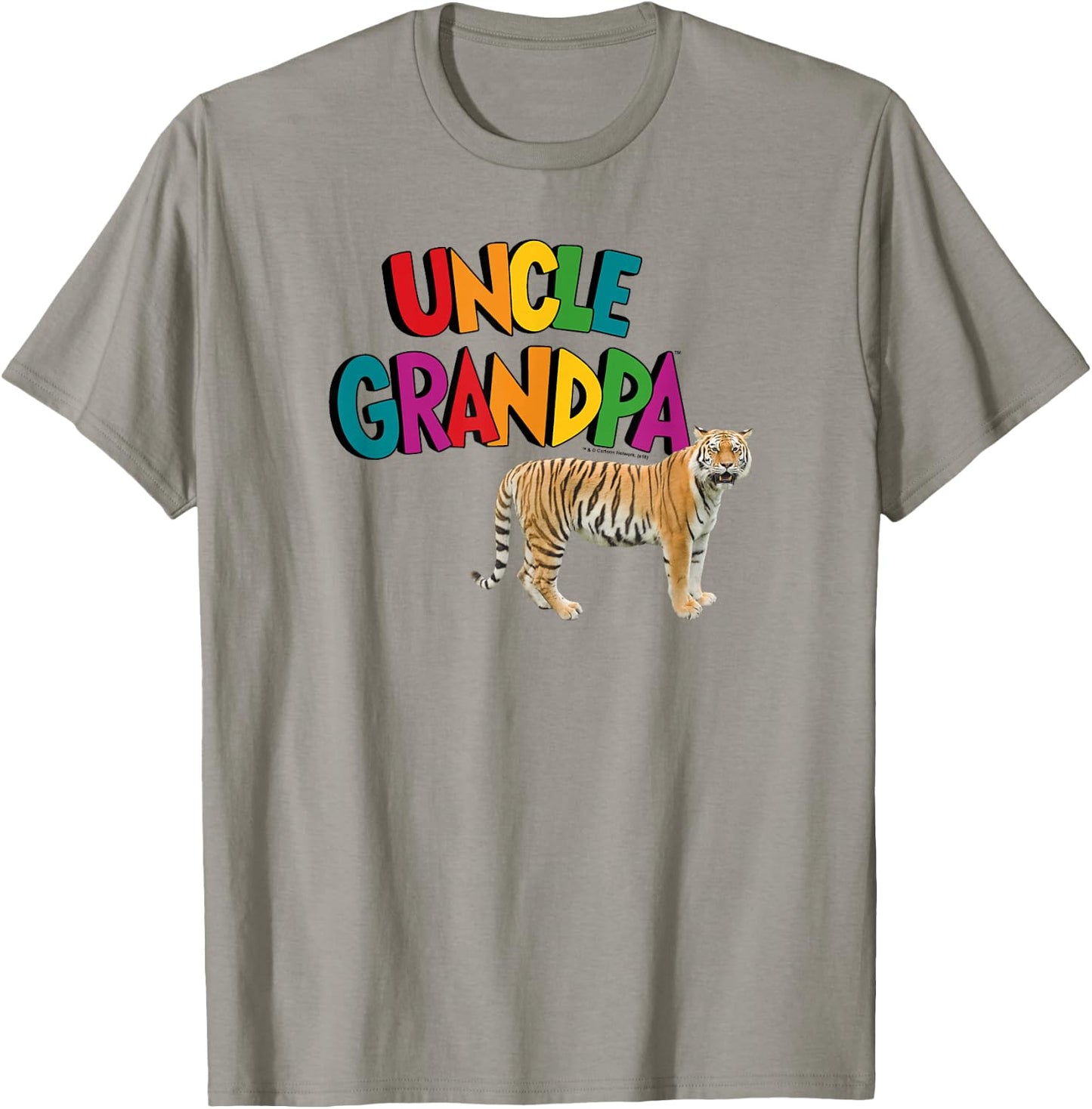 Cartoon Network Uncle Grandpa Tiger Logo T-Shirt - T-Shirt | Sand