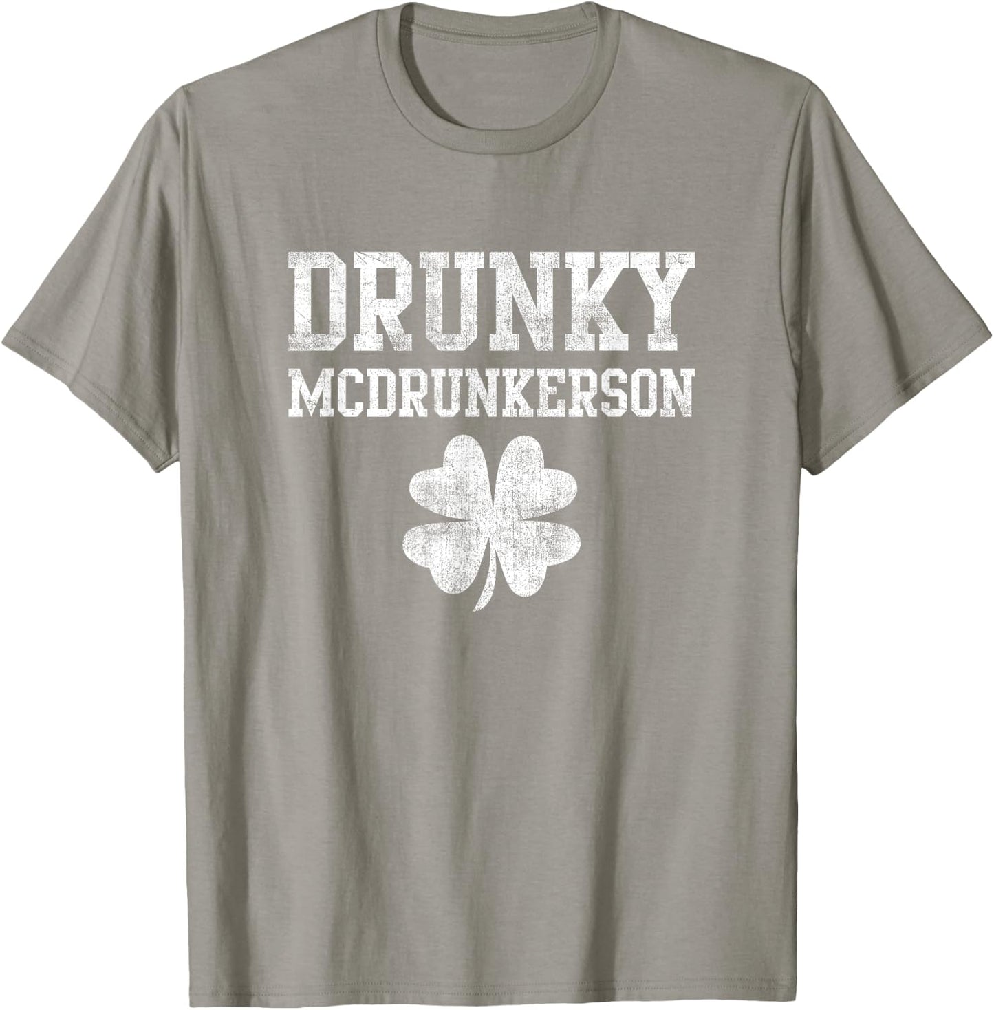 Shamrock Drunky McDrunkerson Drinking Lucky St Patricks Day T-Shirt - T-Shirt | Sand