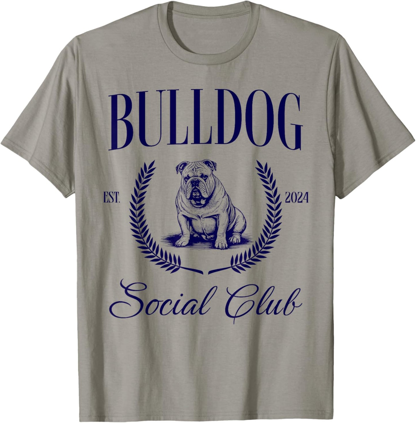 Bulldog Social Club Women Dog Mom T-Shirt - T-Shirt | Sand