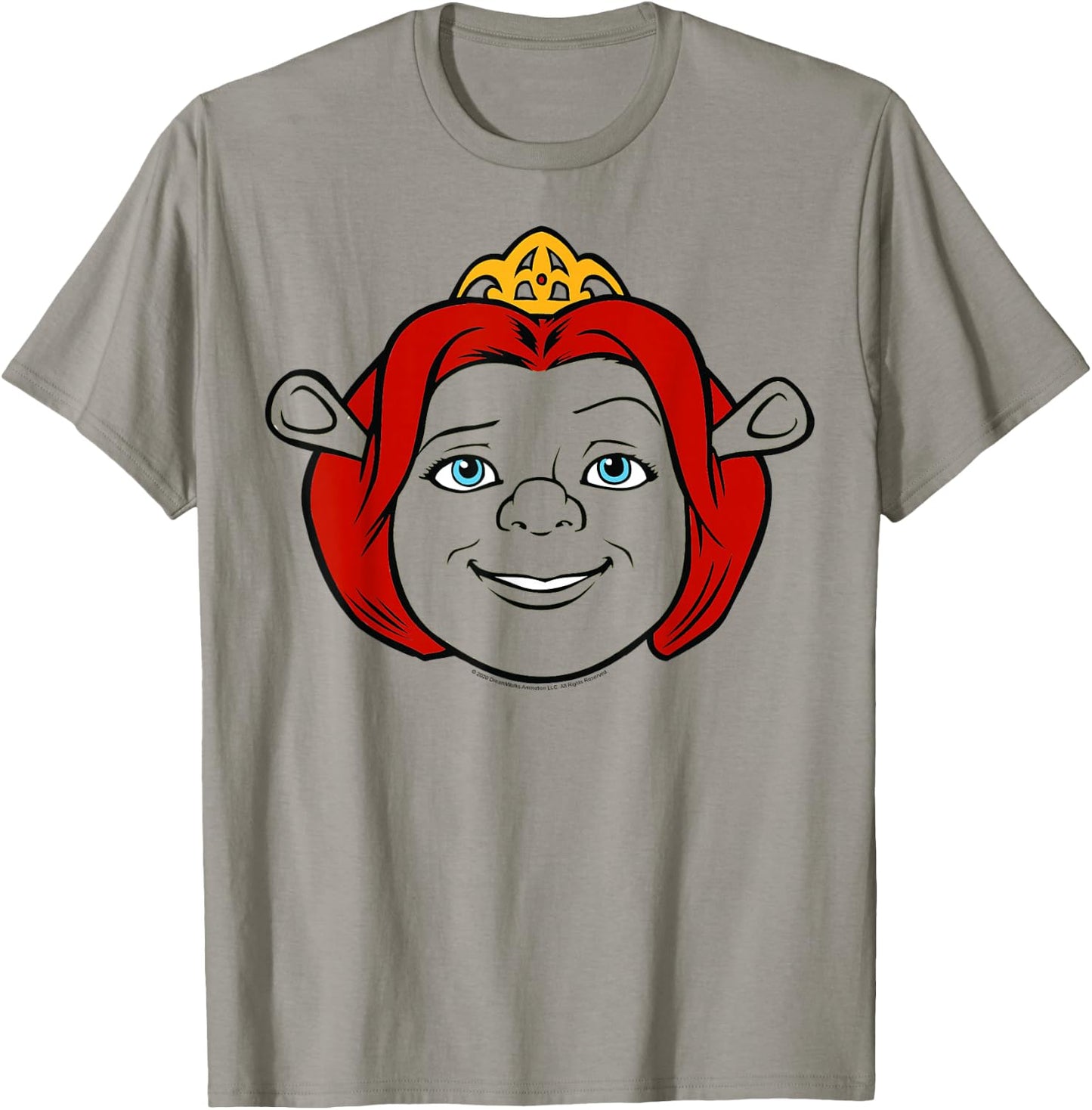 Shrek Fiona Big Face Outline T-Shirt - T-Shirt | Sand
