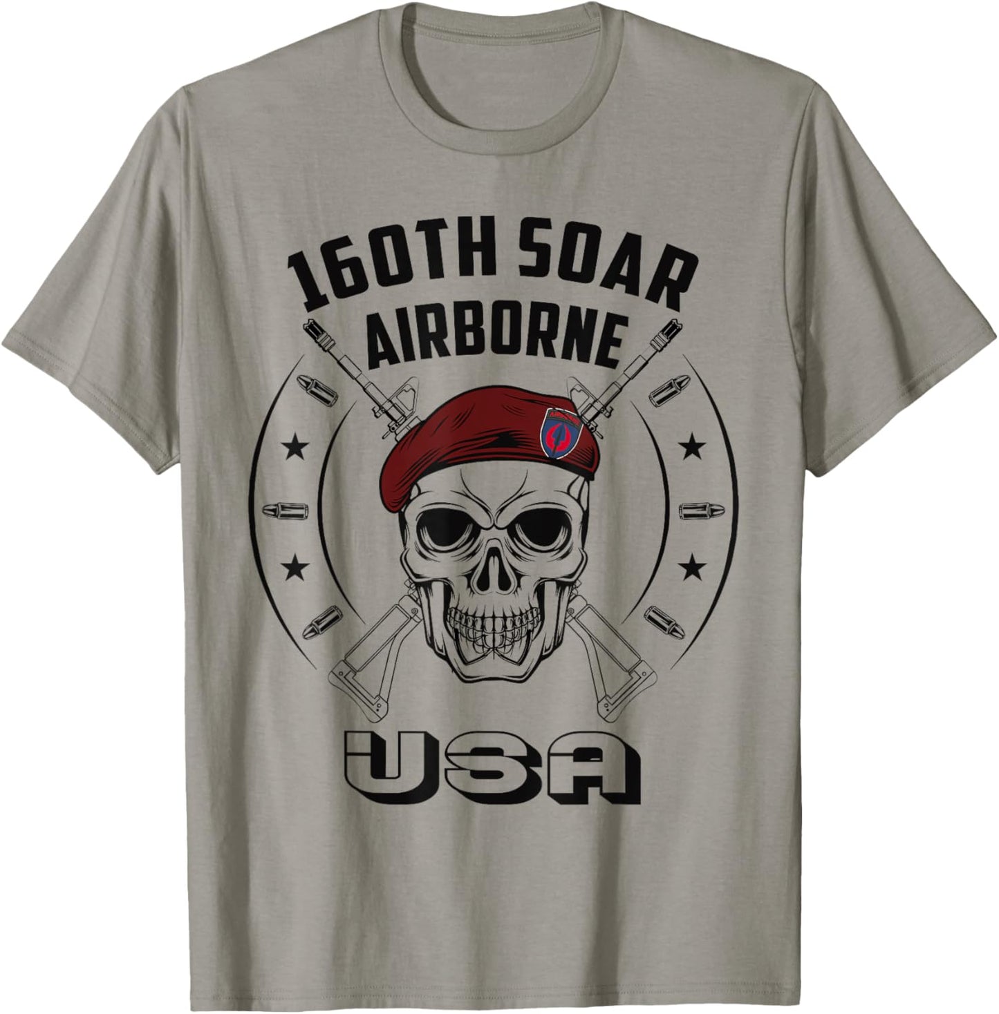 160th SOAR Special Force Airborne US Night Stalkers Army T-Shirt - T-Shirt | Sand