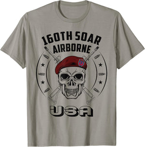 160th SOAR Special Force Airborne US Night Stalkers Army T-Shirt - T-Shirt | Sand