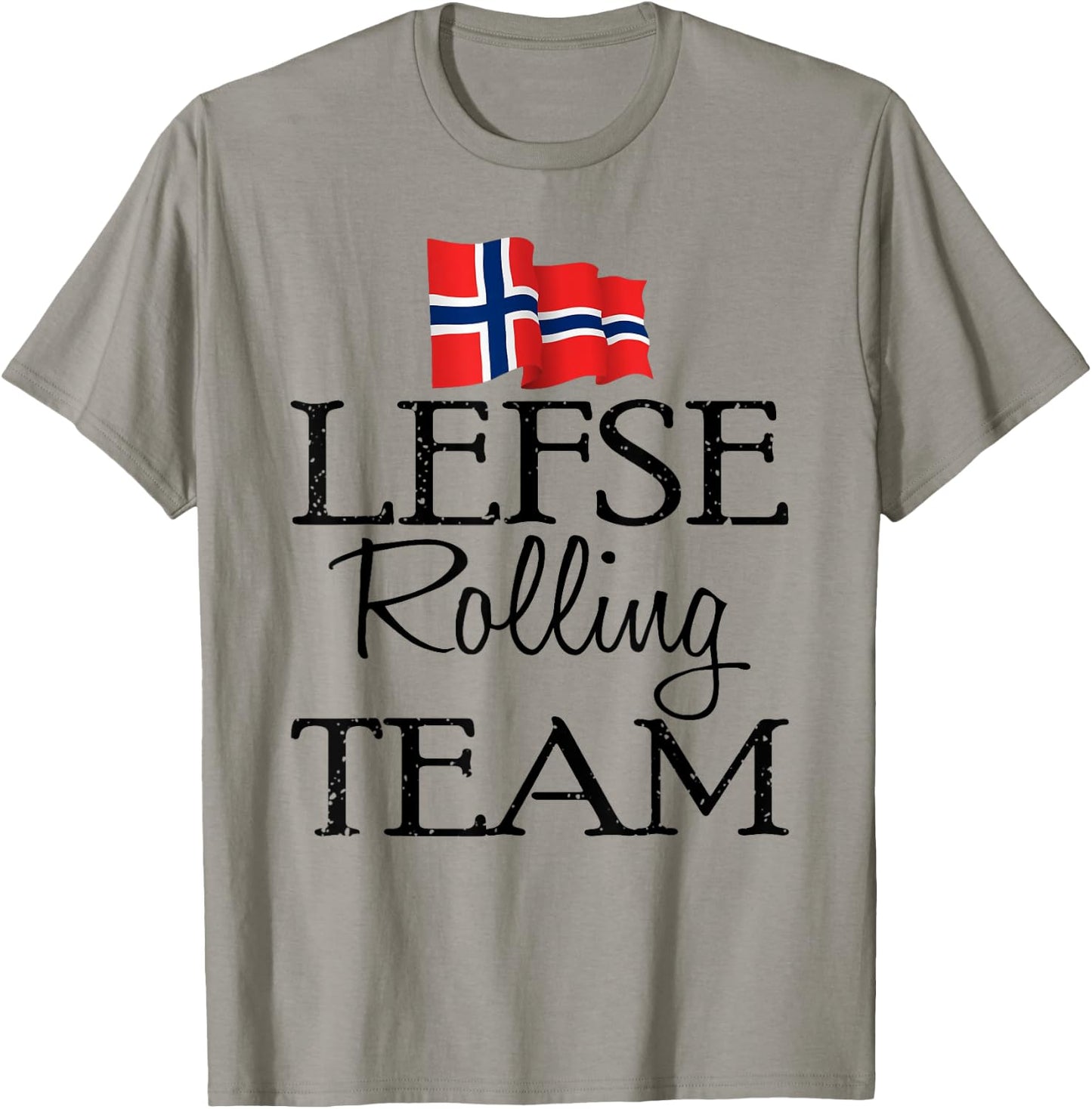 Ki Funny Lefse Rolling Team Christmas Costume Girl T-Shirt - T-Shirt | Sand