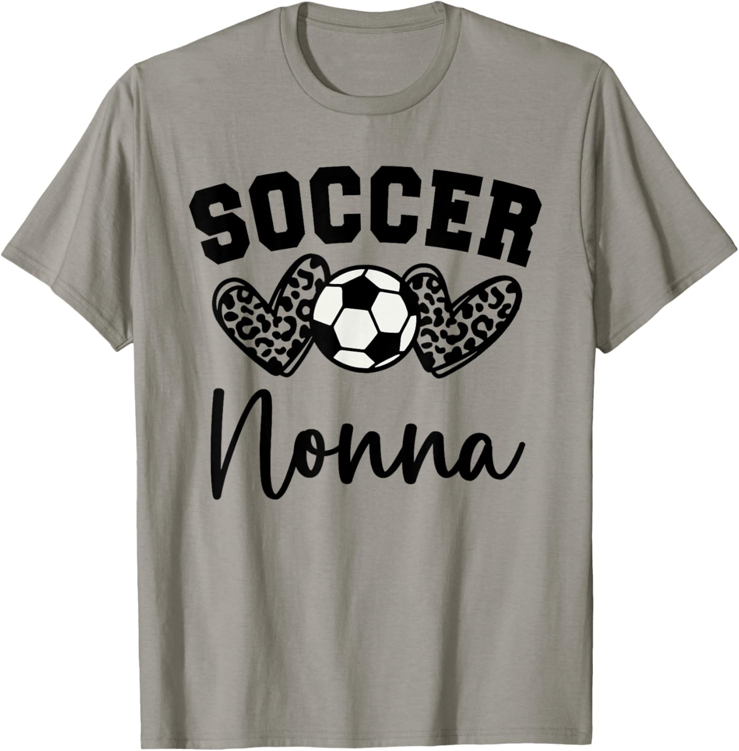 Soccer Nonna Matching Family Soccer T-Shirt - T-Shirt | Sand