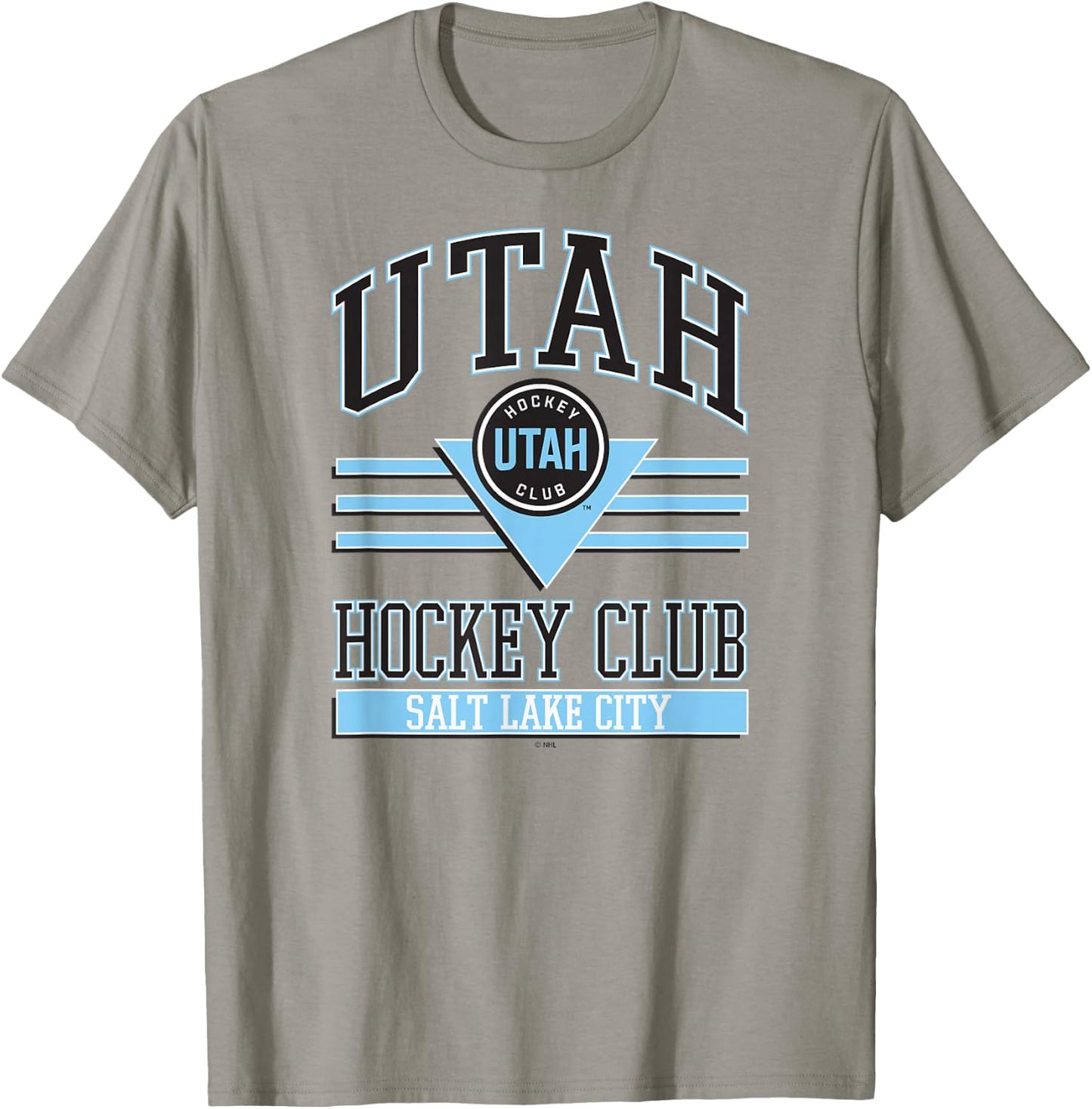 Utah Hockey Club Heather Gray Officially Licensed T-Shirt - T-Shirt | Sand