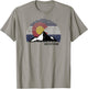 Keystone, Colorado x CO Flag Mountain Top T-Shirt - T-Shirt | Sand