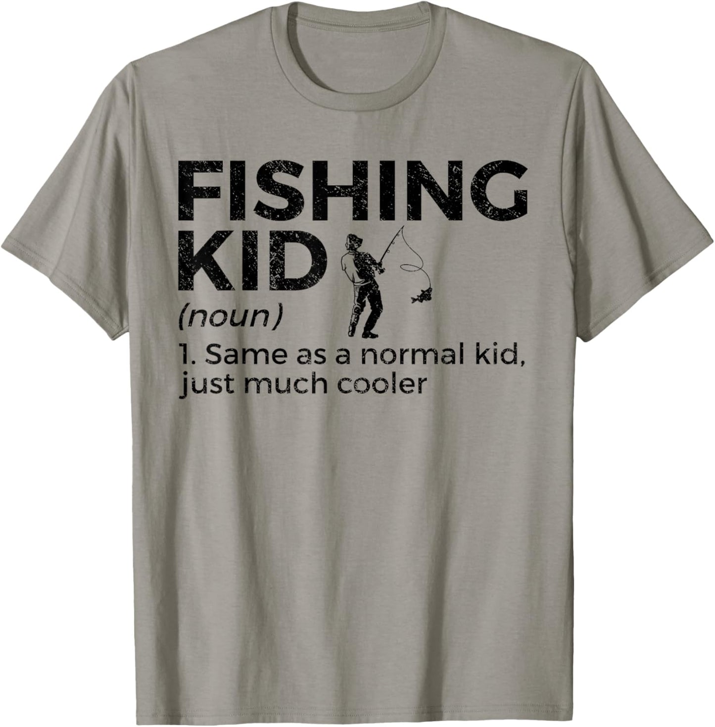 Funny Fishing Kid Definition T-Shirt - T-Shirt | Sand
