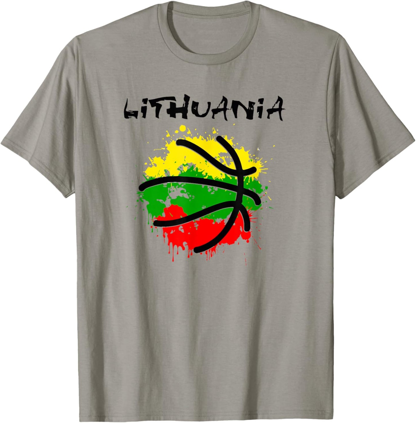 Lithuania Basketball - Win for Lietuva by Lithuania Strong T-Shirt - T-Shirt | Sand