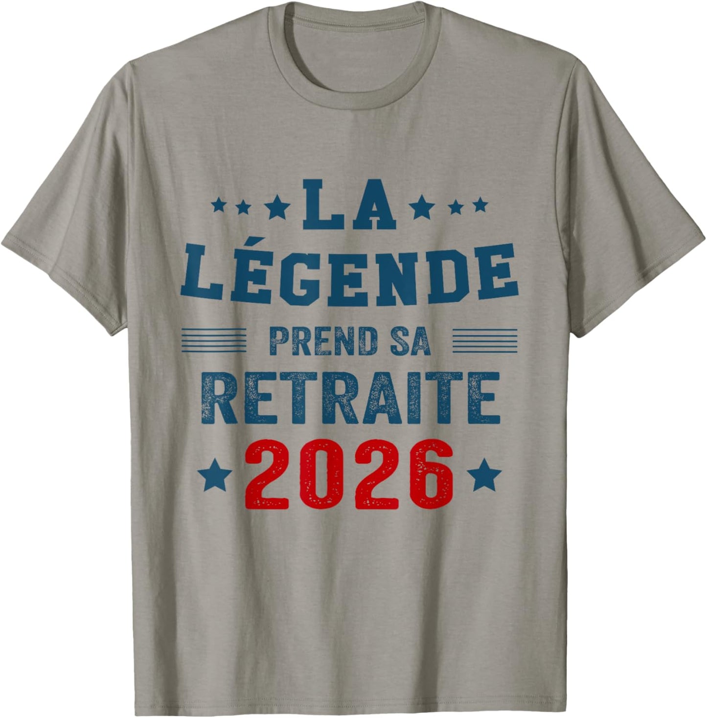 La Légende Prend Sa Retraite -Retraité 2026 T-Shirt - T-Shirt | Sand