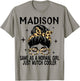 MADISON Costume Cute Definition Personalized Name MADISON T-Shirt - T-Shirt | Sand