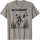 He is Rizzin Funny Basketball Retro Christian Religious T-Shirt - T-Shirt | Sand