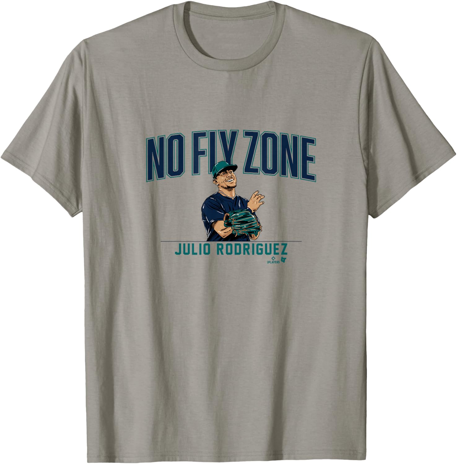 Julio Rodriguez - No Fly Zone - Seattle Baseball T-Shirt - T-Shirt | Sand