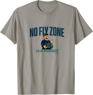 Julio Rodriguez - No Fly Zone - Seattle Baseball T-Shirt - T-Shirt | Sand