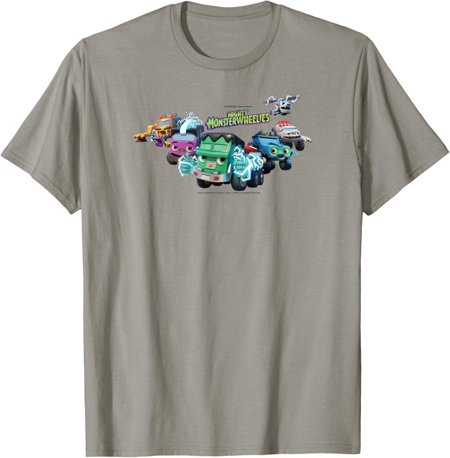 DreamWorks Mighty MonsterWheelies Team T-Shirt - T-Shirt | Sand