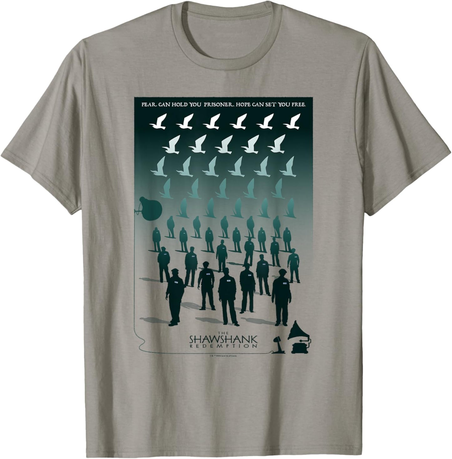 WB100 The Shawshank Redemption Free As A Bird Vintage T-Shirt - T-Shirt | Sand