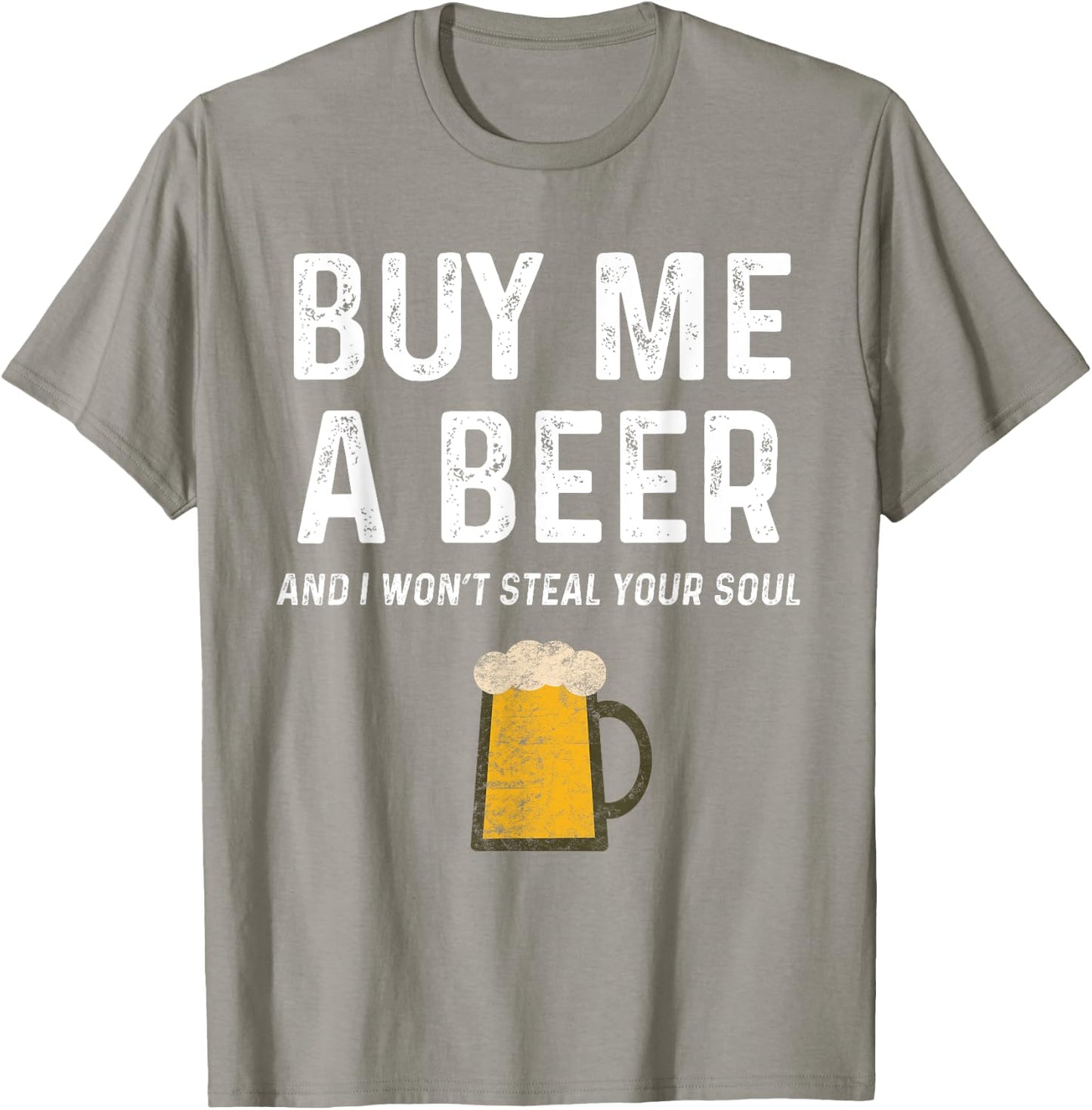 St Pattys Ginger Buy Me A Beer And I Won't Steal Your Soul T-Shirt - T-Shirt | Sand