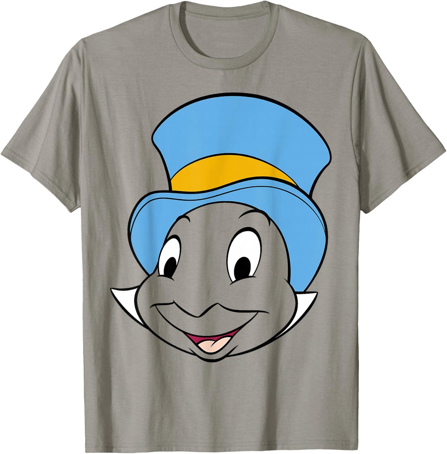 Disney Pinocchio Jiminy Cricket Big Face T-Shirt - T-Shirt | Sand