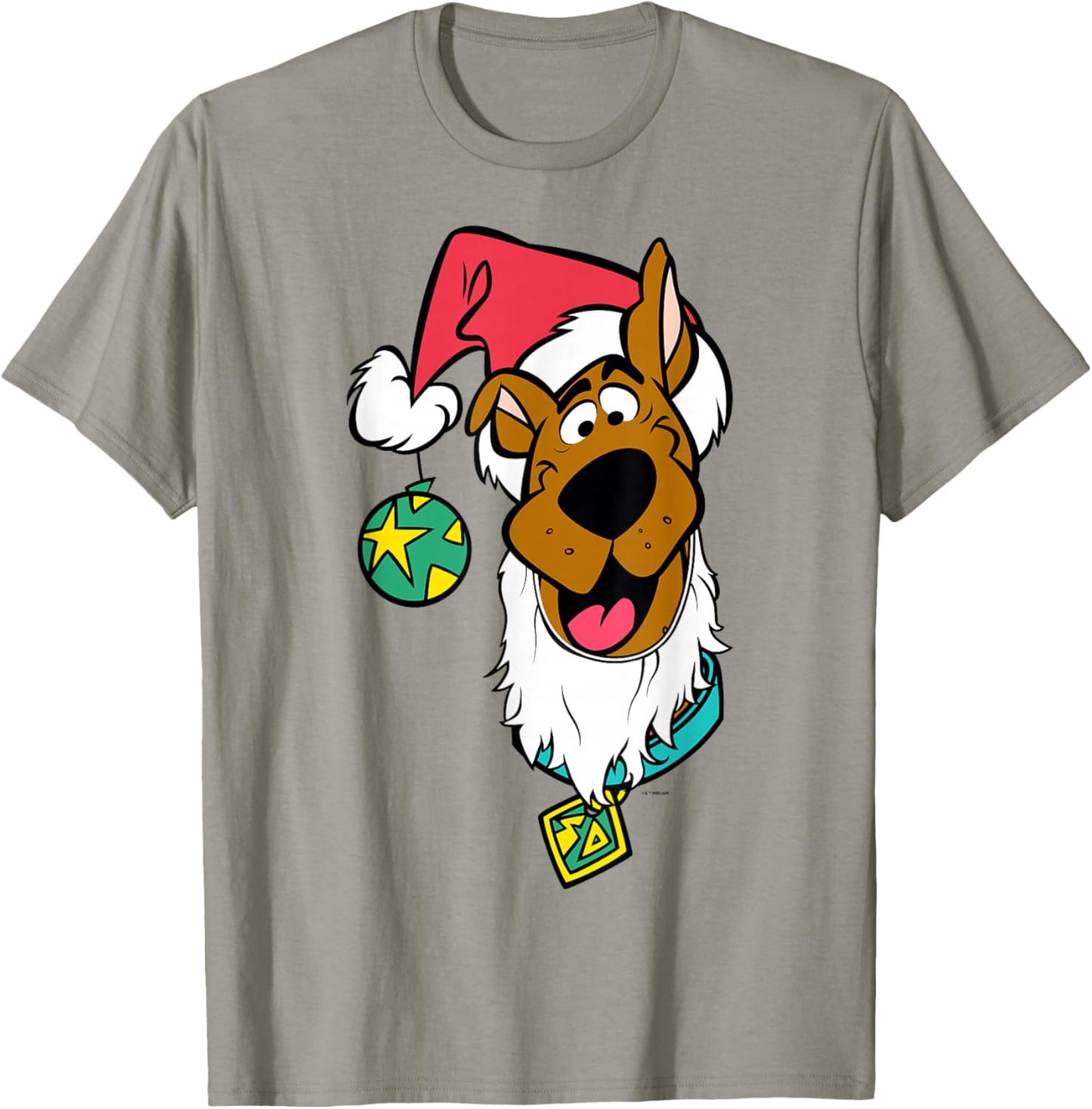 Christmas Scooby Doo Santa Hat Beard T-Shirt - T-Shirt | Sand