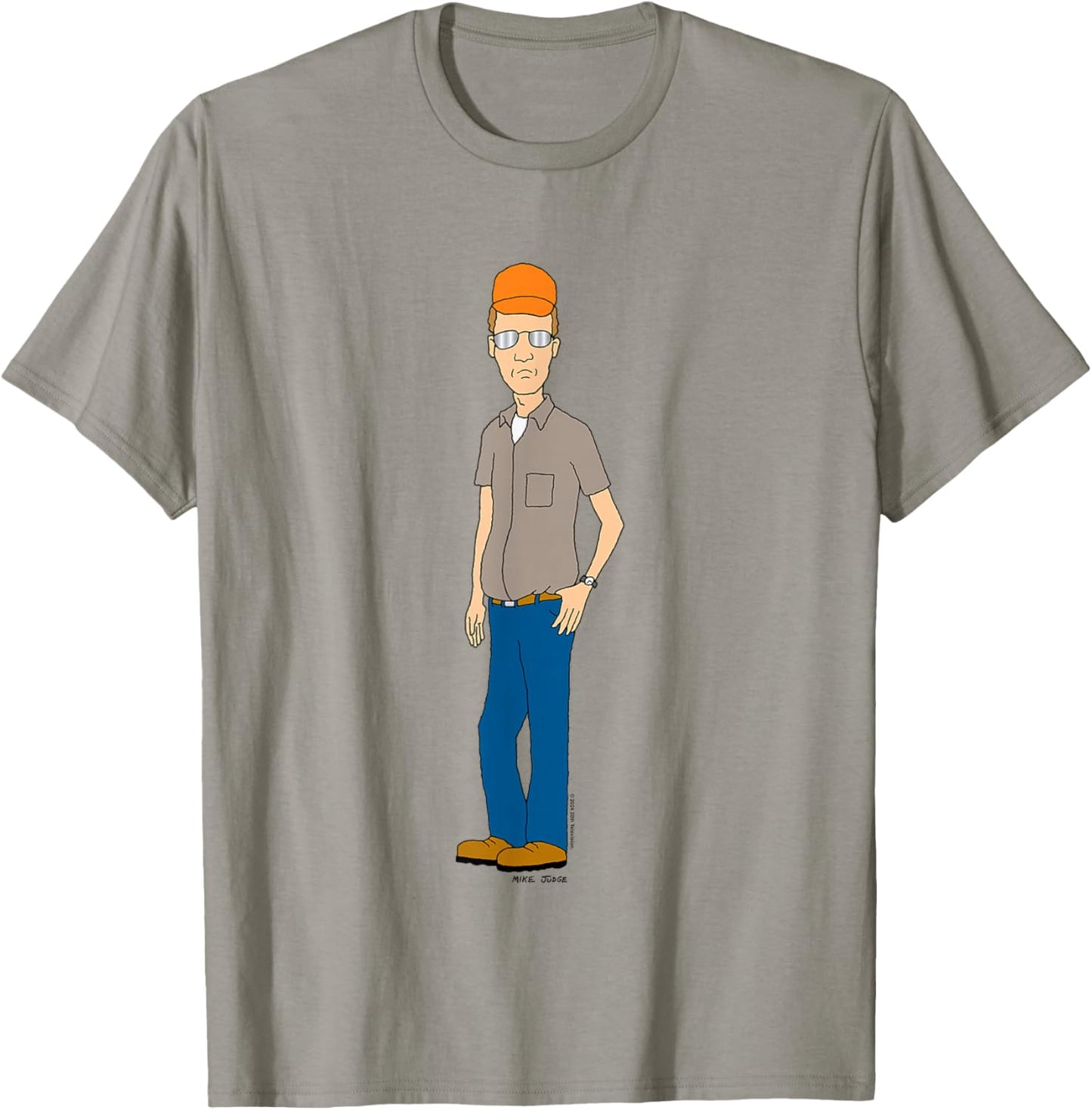King Of The Hill Iconic Dale Gribble Cool Pose Big Portrait T-Shirt - T-Shirt | Sand