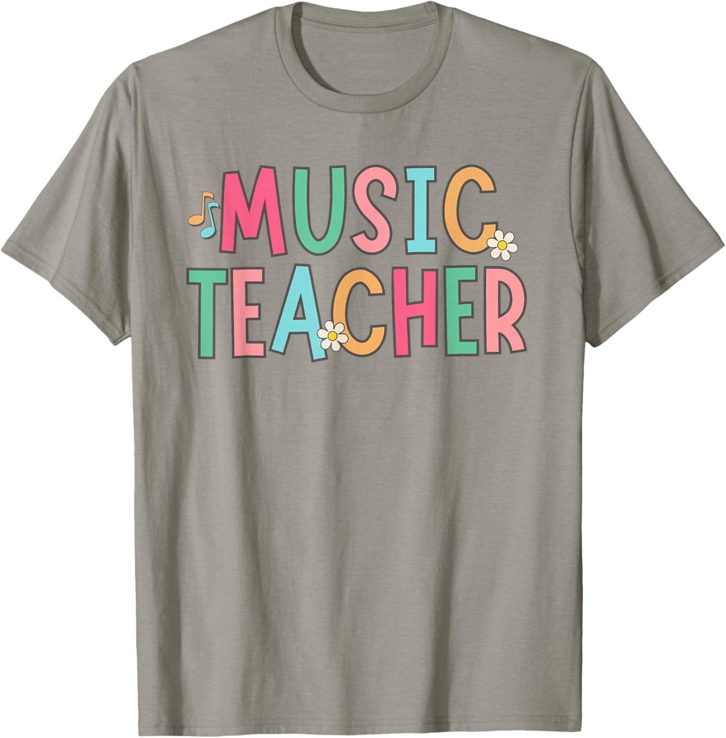 Women Music Teacher First Day of School Elementary School T-Shirt - T-Shirt | Sand
