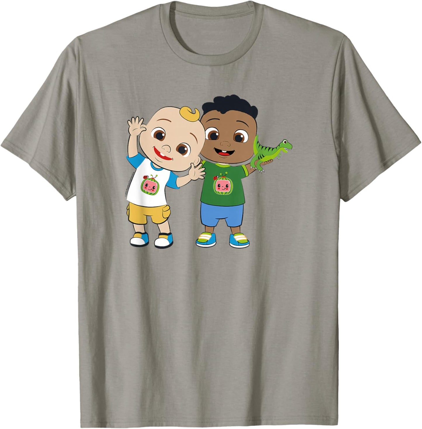 CoComelon Classic Dancing Centered Friends Small T-Shirt - T-Shirt | Sand