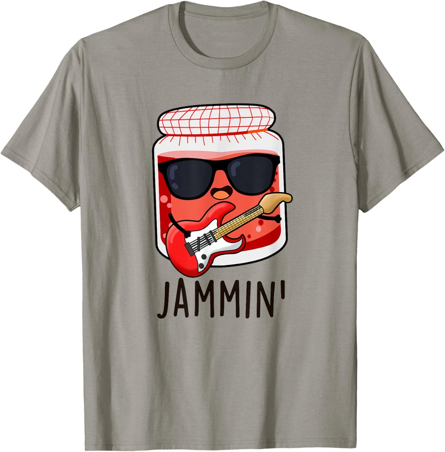 Jammin Funny Jam Pun T-Shirt - T-Shirt | Sand