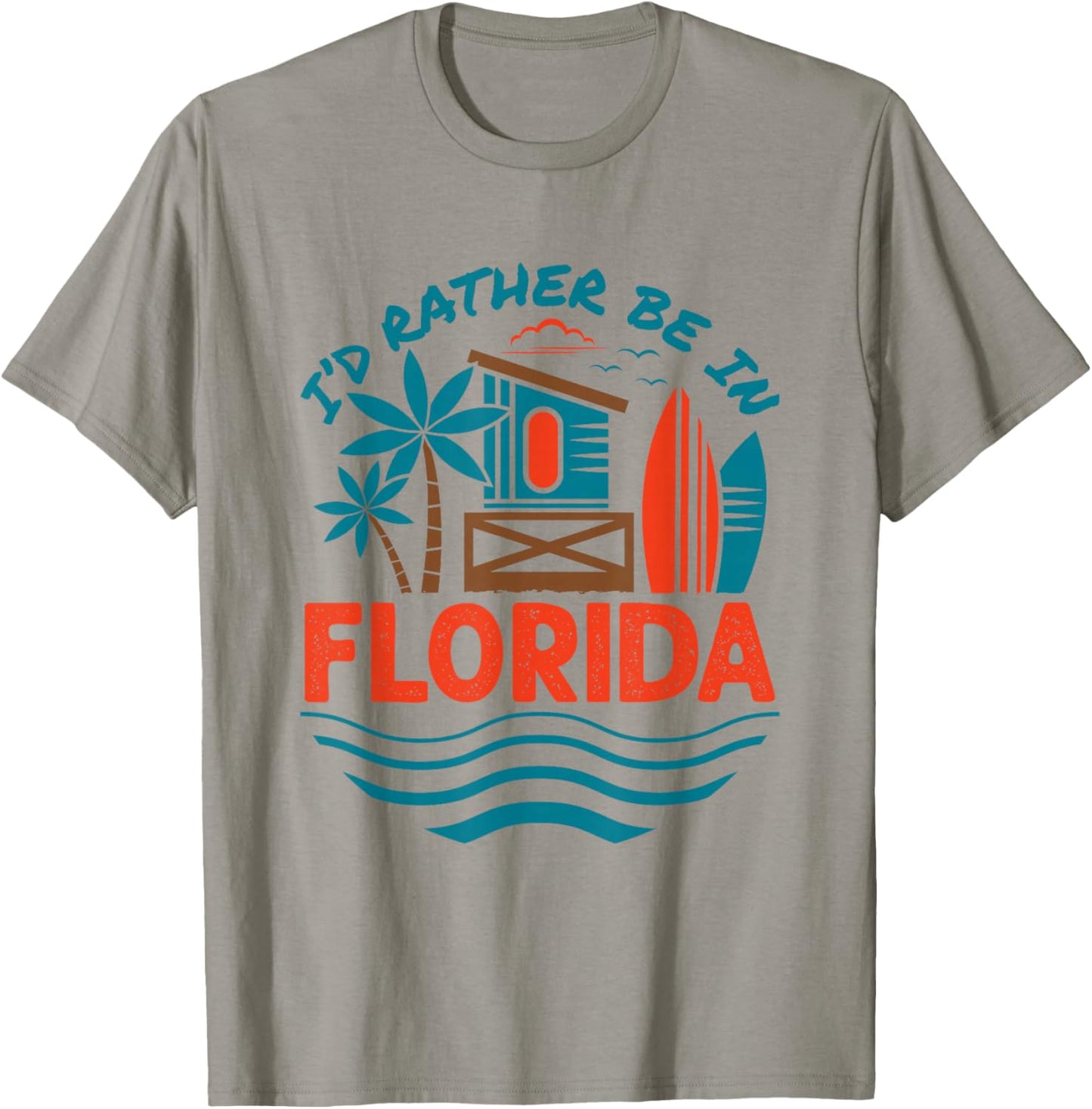 I'd Rather Be in Florida Floridian T-Shirt - T-Shirt | Sand