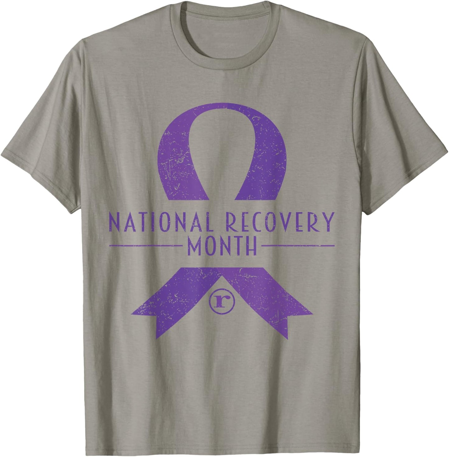 National Recovery month Warrior Addiction Recovery Awareness T-Shirt - T-Shirt | Sand