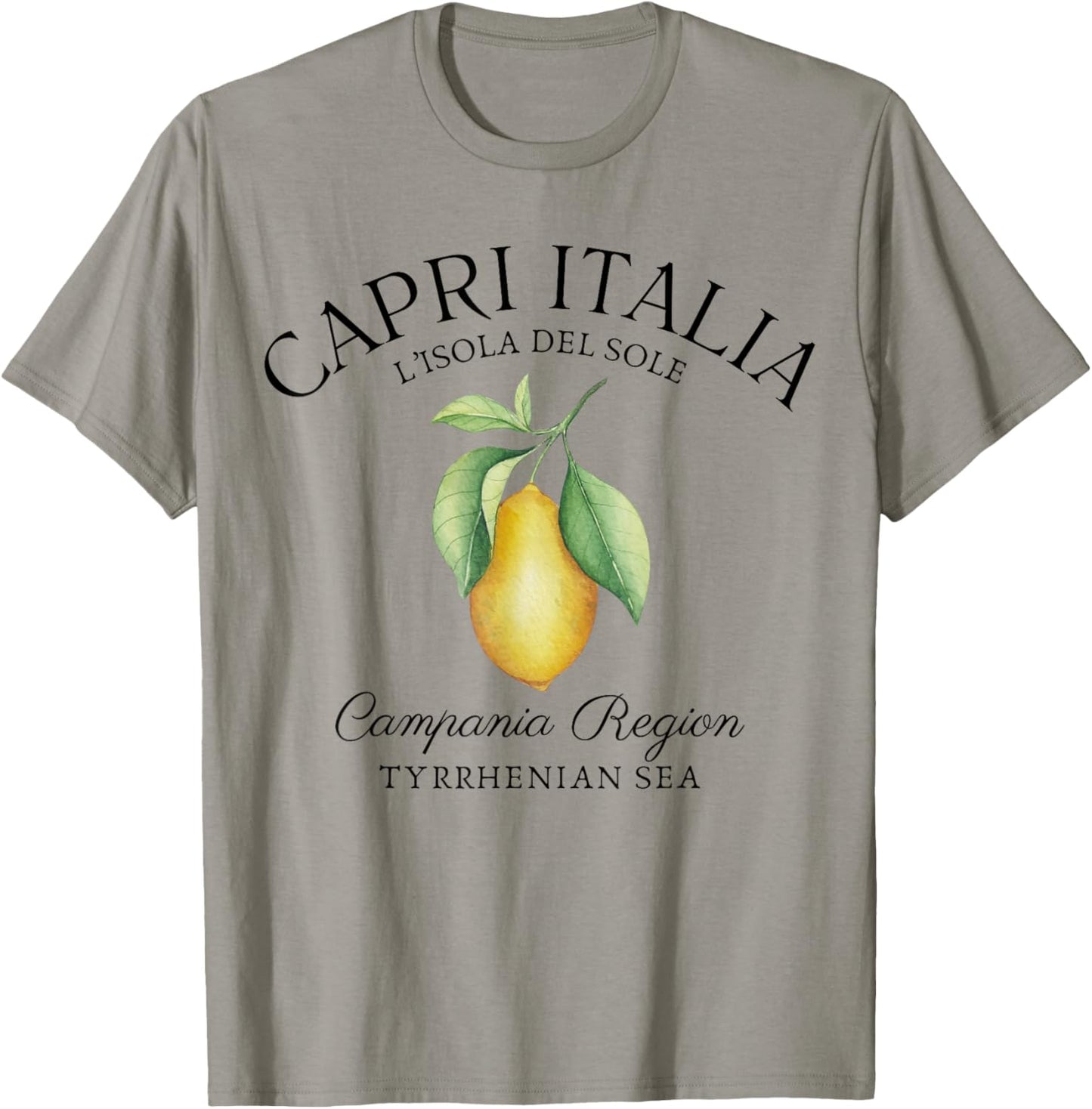 Amalfi Coast Italy Sorrento Capri Lemons Southern T-Shirt - T-Shirt | Sand